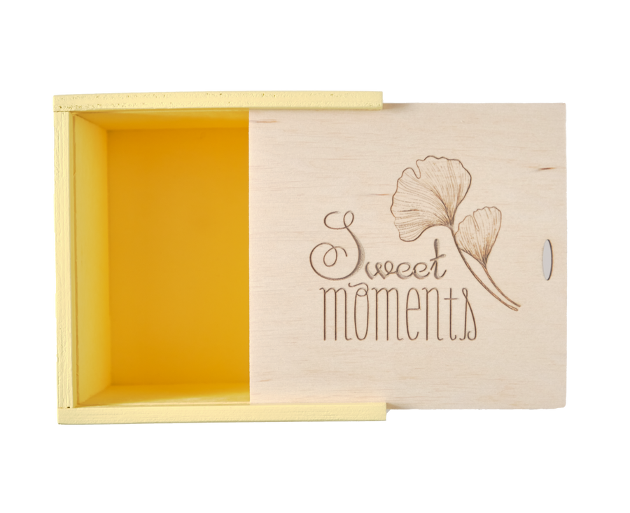 Дерев'яна подарункова коробка "Sweet Moments" (маленька)